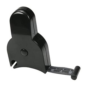 Utoolmart巻尺 裁縫 メジャー 巻取りボタン付き 両面目盛ABS素材腰囲 胸囲 バスト