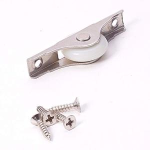 MroMax 戸車 滑車 プーリー ホイール プーリー ローラー スライド滑車 サッシプーリーホイール ウィンドウ滑車スライドドアローラー窓用 (2点