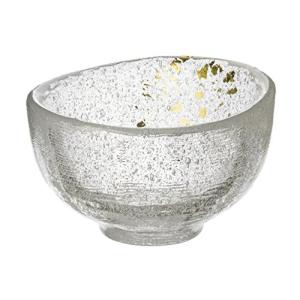吉谷硝子 江戸硝子 金彩淡雪 酒盃 36ml YO-261