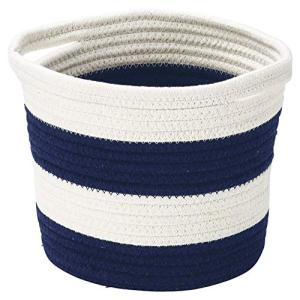 ちどり産業 バスケット ブルー φ24×H20cm