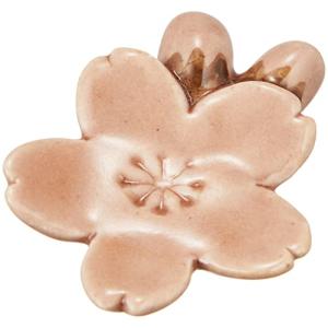 光陽陶器 箸置き ピンク 約4.5×2.5cm 桜箸置き つぼみ桜 21320