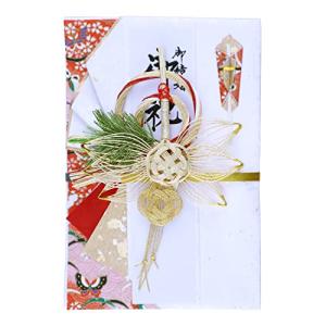 伊予結納センター 祝儀袋 金封 結婚御祝用 鶴 レッド 24×16cm S080-05