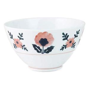 ランチャン 飯碗 ライスボウル  マルチ フラワー N922926 φ11×6.2cm 波佐見焼 日本製