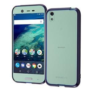レイ アウト Android One X1 ケース ハイブリッド/ダークネイビー RT-ANO3CC2/DN