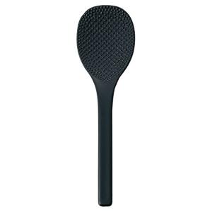 曙産業 しゃもじ 黒 16cm 1~2人用 袋入 日本製 業務用品 ダブルエンボス加工でごはんがこびりつかない 柄が長くておひつにピッタリ おひつしゃ
