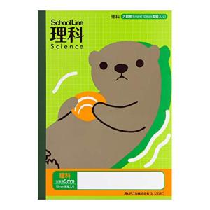 アピカ 学習帳 スクールキッズ 5mm方眼 理科 B5 10冊 SLS10SC