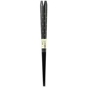 イシダ 箸 和風スィーツ 黒蜜色 五角 23cm