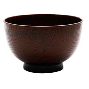 イシダ お椀 栃塗 仙才 食洗機 電子レンジ対応 プラスチック 茶 本体サイズ:約11.3×7cm