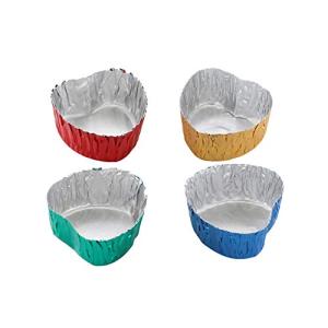 大黒工業 チョコカップ アルミカップ ハート型 No.0015 20枚入4色アソート