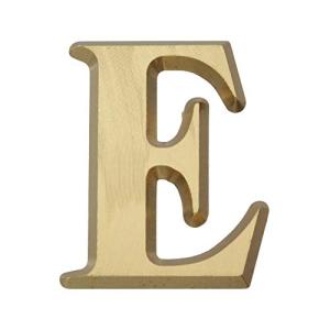 光 光 真鍮切文字 E 43x3mm テープ付き NUM43-E NUM43-E