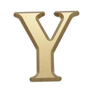 光 光 真鍮切文字 Y 43x3mm テープ付き NUM43-Y NUM43-Y