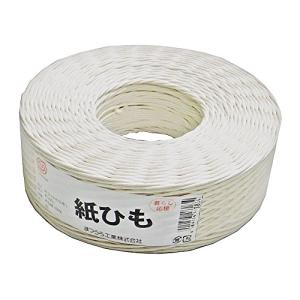 まつうら工業 荷造り用 紙ひも 白 #10号 太さ約2mm 長さ約200m