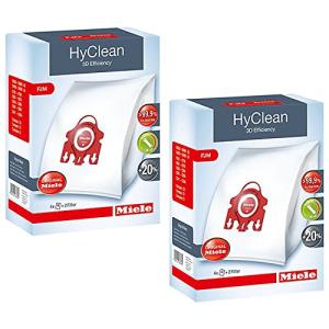 Miele HyClean 3D効率ダスト タイプFJM 8バッグ&フィルター4個 レッド