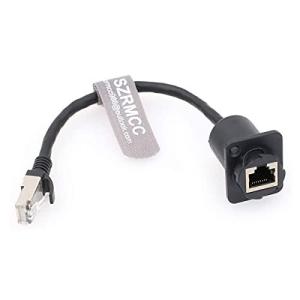 SZRMCC 防水RJ45オス-メスコネクタパネルマウントLANイーサネット延長ケーブル
