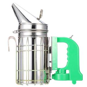 xuuyuu.. 電動燻煙器 養蜂用 ミツバチ スモーカー 噴煙器 ステンレス鋼 養蜂用品 初心者や経験豊富な養蜂家に 約30x25x12cm