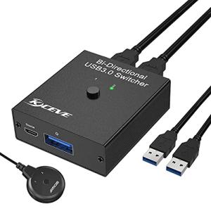 KCEVE USB切替器3.0、USBセレクター、2入力1出力 / 1入力2出力