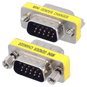 KAUMO VGA延長アダプタ D-Sub15ピン 中継コネクタ つなぎ