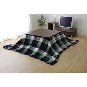 洗える こたつ布団 正方形単品 薄掛タイプ 『ジャーナル』 【グリーン】 約190×240 5891...