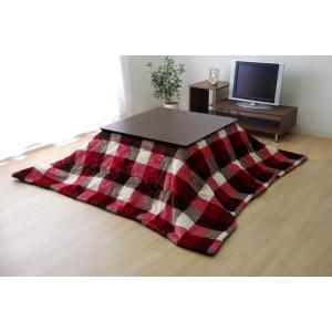 洗える こたつ布団 正方形単品 薄掛タイプ 『ジャーナル』 【ローズ】 約190×190 58915...