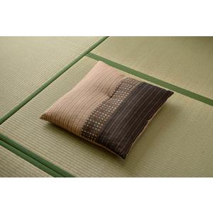 ゆかり ５P 座布団 BR 55X59　1240900062308