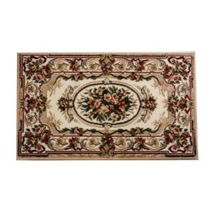 イケヒコ ウクライナ製 ウィルトン織り 玄関マット  ベージュ 約60×90 2038569