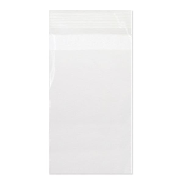 ササガワ　タカ印　50-1298　テープ付き透明袋 M3 80×120　100枚