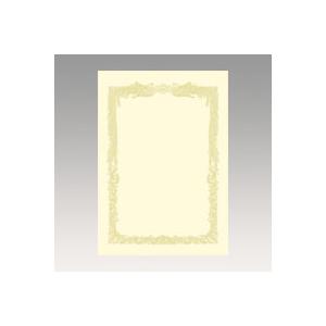 文具　66457　タカ印 ＯＡ賞状用紙　クリーム　Ａ３判横 10-1088