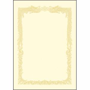 文具　66461　タカ印 ＯＡ賞状用紙　クリーム　Ａ３横書 10-1188