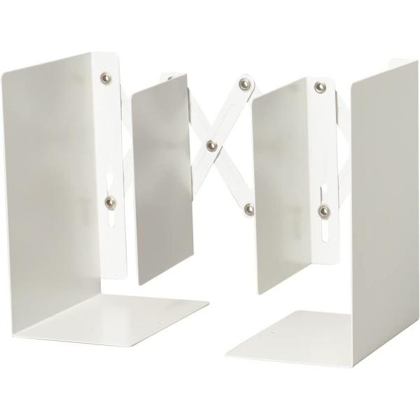 文具　33120　カール ブックエンド　ホワイト ALB-55-W