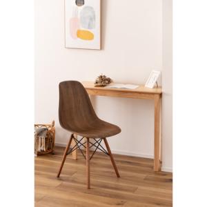 東谷　ダイニングチェア　チェア　CL-894WAL　ブラウン　組立式　六角レンチ　静的耐荷重：80k...