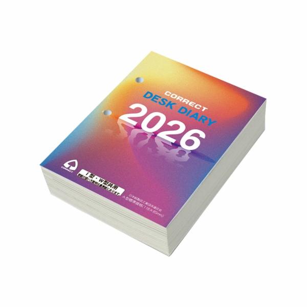 1月始まり　コレクト　D-101　2026　卓上日記 替紙　　【全国送料無料】　郵便受けに投函