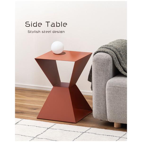 東谷　DM-102OR　サイドテーブル　オレンジ　サイドテーブル テーブル シンプル コンパクト お...