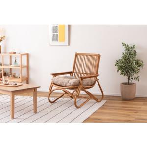 ラタンチェア 1人掛け ハイバック 完成品 定番 1人用 1P チェア 椅子