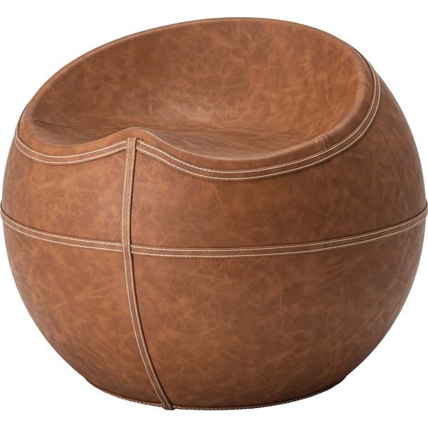 東谷 PC-365BR スツール おしゃれ ソフトレザー 椅子 いす イス チェア 腰掛け 丸 ラウ...