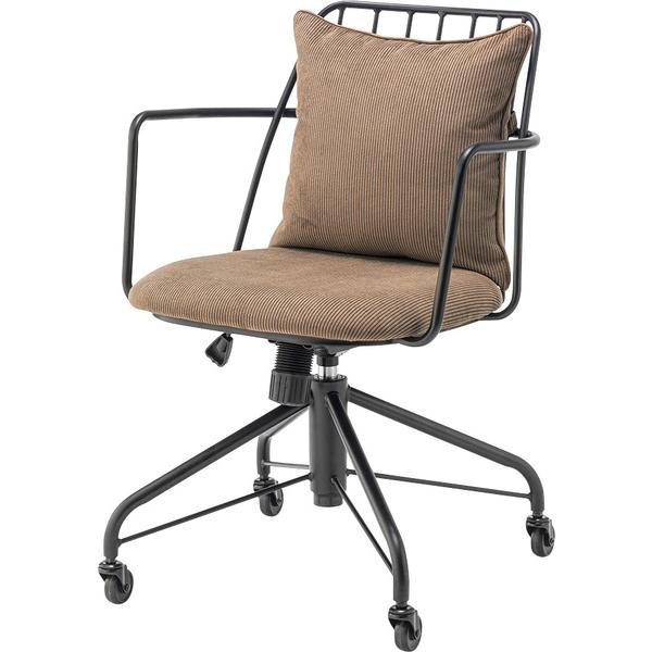 東谷　デスクチェア　PC-81BE W57.5×D59×H80.5~87.5×SH47~54　11....