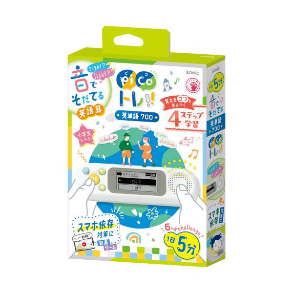 【全国送料無料】　ソニック　ピコトレ　英単語　700　音でそだてる　英語耳　ホワイト　PT-2600...