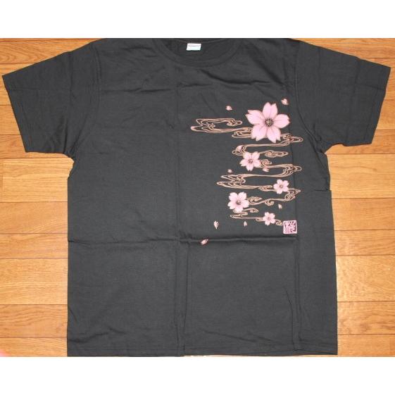 Ｔシャツ　桜　さくら　サクラ　ｓａｋｕｒａ　サイズ　Ｓ　Ｍ　Ｌ　LＬ　レターパックにて発送　インバウ...