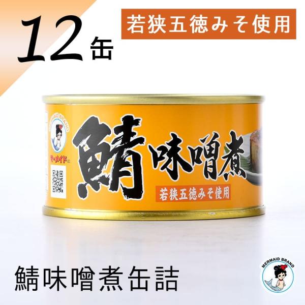 鯖缶 味噌煮 １２缶 缶詰 高級 サバ缶 非常食 ノルウェー産 福井缶詰