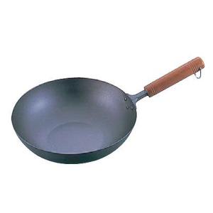 中華鍋 片手中華鍋 純チタン 北京鍋33cm 1-0426-0203 : 料理道具の