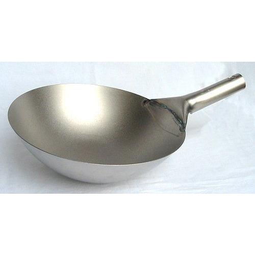 中華鍋 片手中華鍋 純チタン 北京鍋33ｃｍ 1-0426-0203