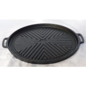 池永鉄工 本格 ジンギスカン鍋 (穴なし/29cm/鋳鉄) 鉄板 ジンギスカン