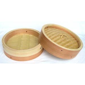 蒸篭 杉製ミニ中華セイロ蓋13cm 1-216...の詳細画像1