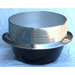 釜 アルミ鋳物 羽釜 カン付（持ち手金具付き）36cm5.9升炊き 蓋