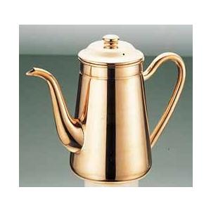 新光堂 純銅 コーヒーポット 740ml S-830P(銅製 ポット コーヒー