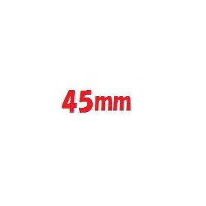 鉄板焼き用品 プラ柄 白ハケ(山羊毛)45mm...の詳細画像1