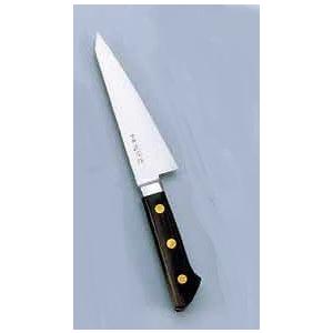 正広 正広作 本職用日本鋼（口金付） 洋包丁 骨スキ（角） 13006