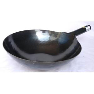 中華鍋 片手中華鍋 純チタン 北京鍋33cm 1-0426-0203 : 料理道具の