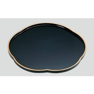 木製 角盆 お膳 お盆 越前漆器 越前塗り 8寸角 漆塗り 黒塗り 雪才