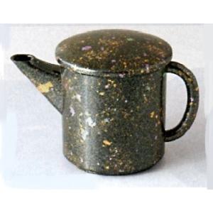 そば用食器 ミニ湯筒 銀光彩（1人用） f8-651-4