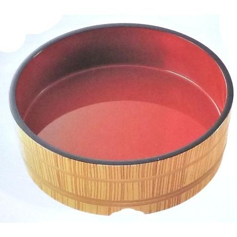 食器 麺桶 8寸 めん桶 白木内朱 耐熱ABS樹脂 f8-398-13